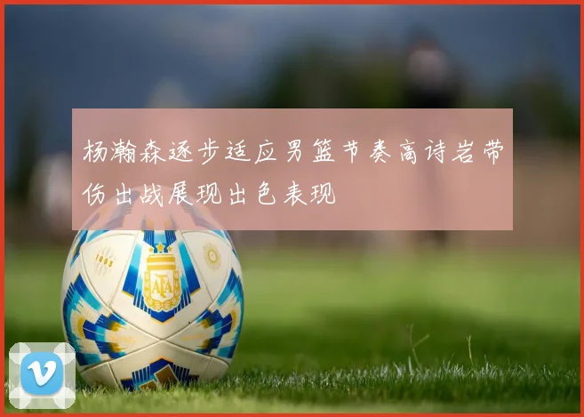 杨瀚森逐步适应男篮节奏高诗岩带伤出战展现出色表现